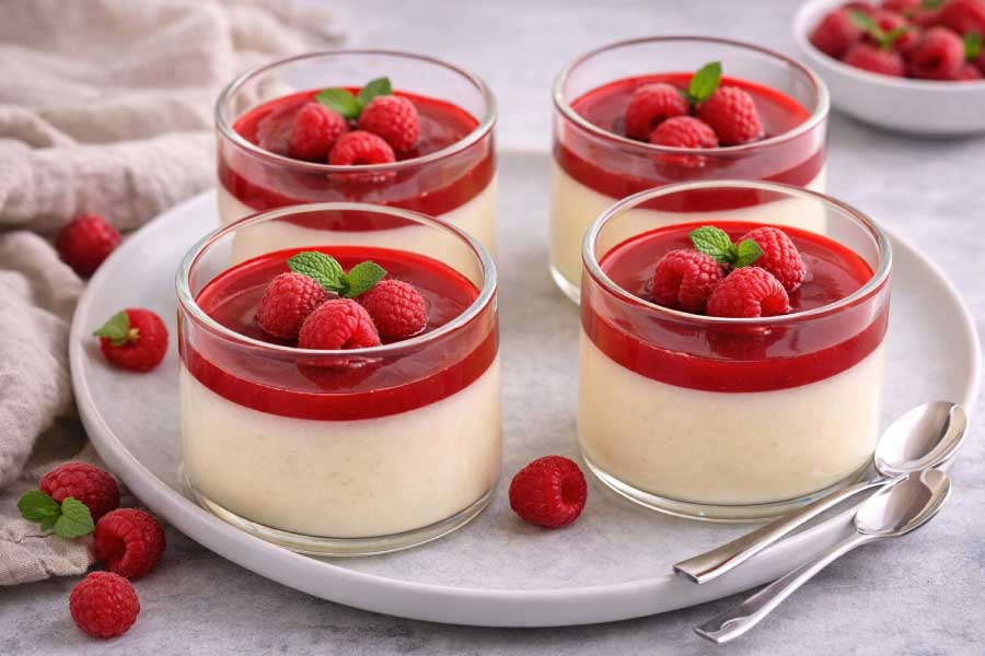 Pannacotta med Prozero